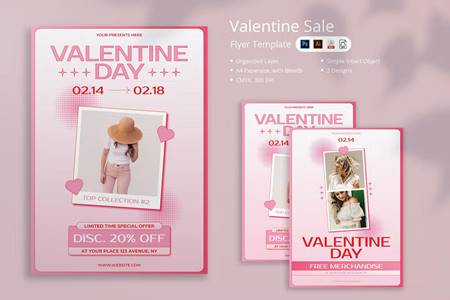 FreePsdVn.com 2302246 TEMPLATE rinda valentine sale flyer 5fs4l4b cover
