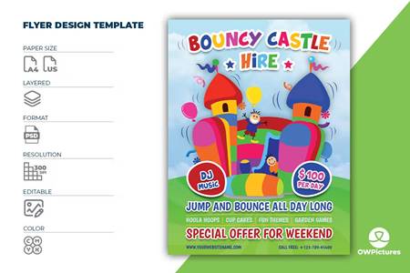 FreePsdVn.com 2302270 TEMPLATE bouncy castle hire flyer template m4s4yr2 cover