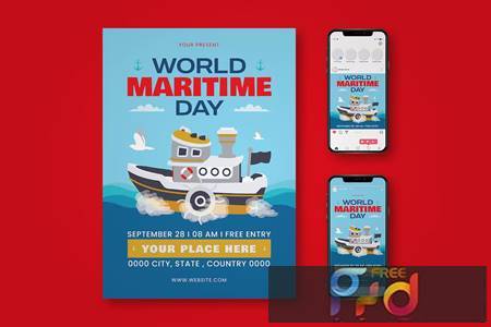World Maritime Day Flyer B3UFXEW 1