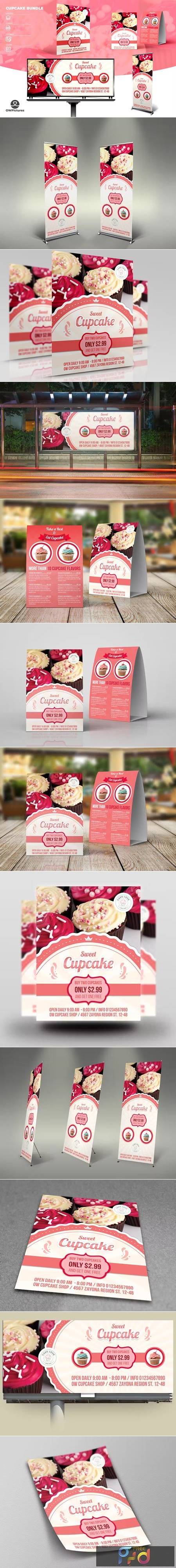 Cupcake Advertising Pack H2ZEDUX 1