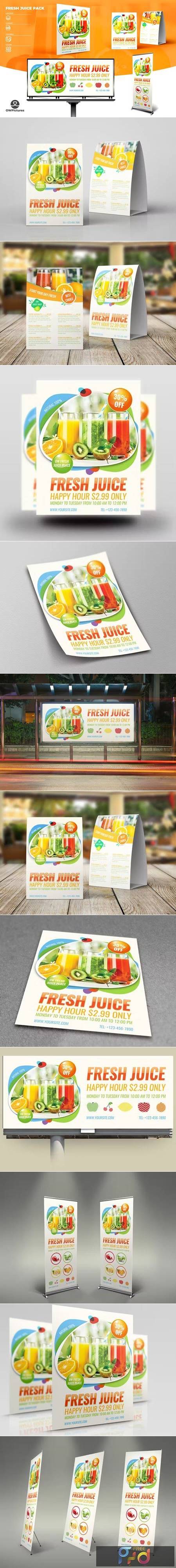 Fresh Juice Advertising Pack 3YWTGWL 1