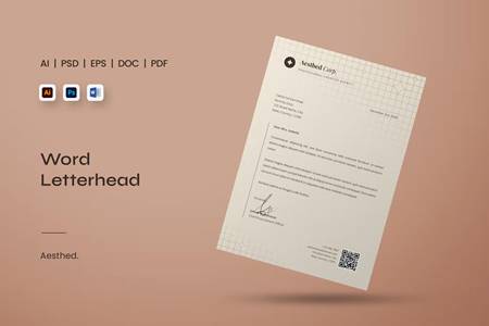 FreePsdVn.com 2302381 TEMPLATE minimalist word letterhead aesthed 2c25yqp cover