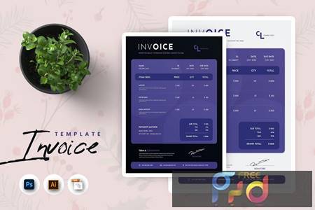 Moco Simple Services Invoice Template 8EGHVNW 1