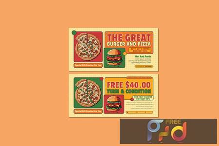 The Great Burger And Pizza Voucher 3QBKD8J 1