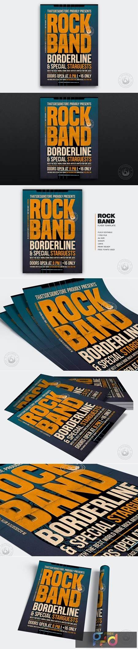 Rock Band Flyer Template 3ABVLJP 1