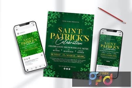 St Patrick's Day Flyer TWGLUXD 1