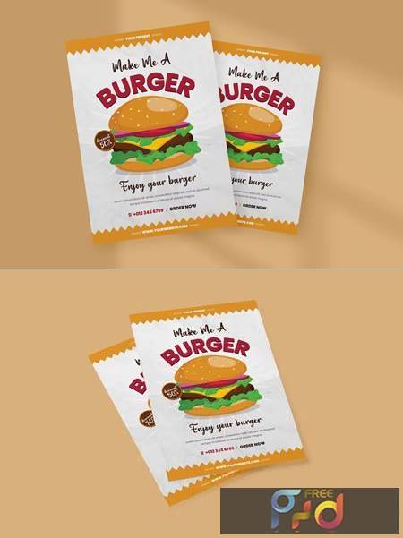 Burger Flyer Template JAK8ZXW 1