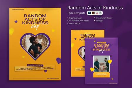 FreePsdVn.com 2303051 TEMPLATE ganin random acts of kindness day flyer eyp8v5l cover