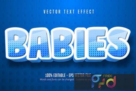 Babies - Editable Text Effect, Font Style LNBZ9KA 1
