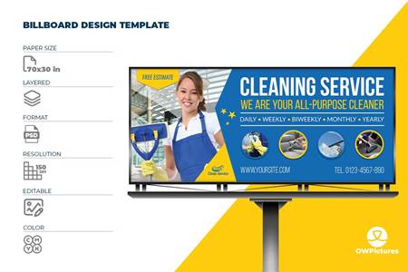 FreePsdVn.com 2303101 TEMPLATE cleaning services billboard template 2656jal cover