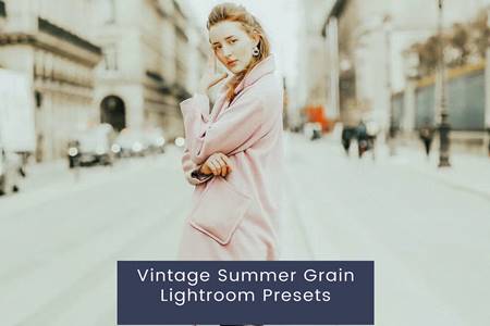 Freepsdvn.com 2303142 Preset Vintage Summer Grain Lightroom Presets Y956kkz Cover