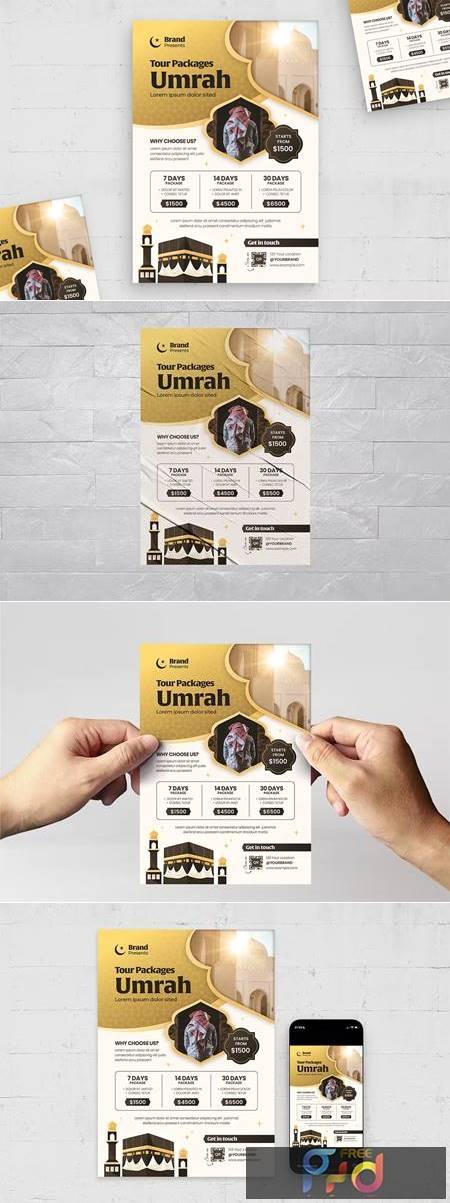 Umrah Tour Packages Flyer Template 2YQ9WLG 1