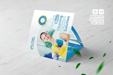 FreePsdVn.com 2303180 TEMPLATE cleaning services square trifold brochure gfusmwc cover