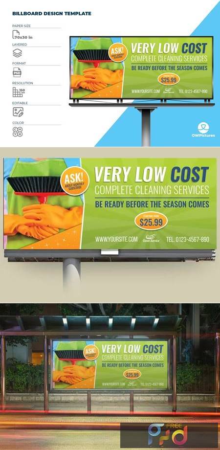 Cleaning Services Billboard Template H5MVZSB 1