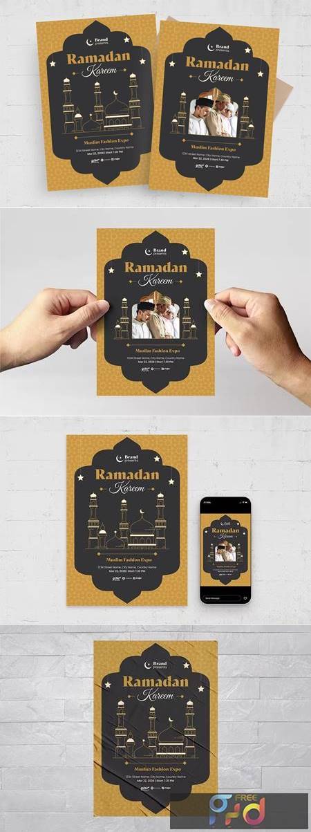Ramadan Islamic Flyer Template 9FHCRHW 1