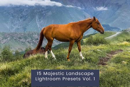 Freepsdvn.com 2303433 Preset 15 Majestic Landscape Lightroom Presets Vol 1 9zcx3qr Cover