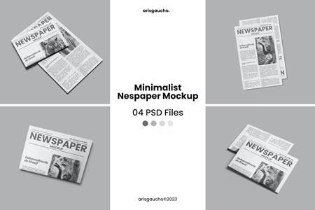 FreePsdVn.com 2303476 MOCKUP minimalist newspaper mockup hy6ymly cover