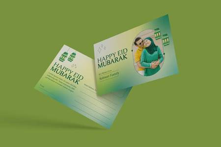 Freepsdvn.com 2304030 Template Green Gradient Eid Mubarak Greeting Card Vgmjzs8 Cover