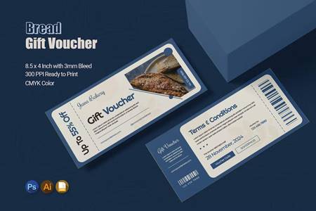 Freepsdvn.com 2304068 Template Bread Gift Voucher 673ngdf Cover