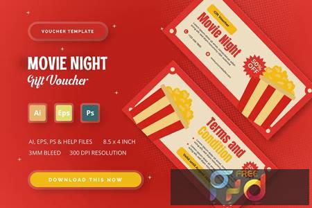 Movie Night - Gift Voucher UC724JQ 1