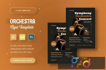 Orchestra - Flyer Template WCBZQWQ 1