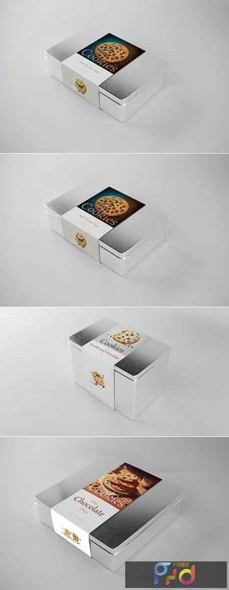 Metal Cases with Paper Packing Mockup 2S4ALWW 1