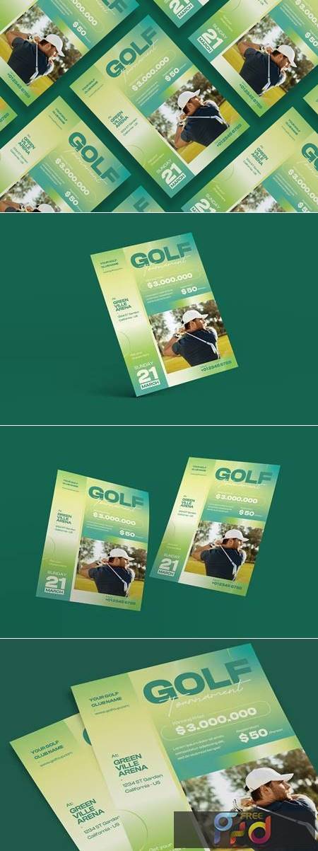 Golf Tournament Flyer Template 9UAP6J3 1
