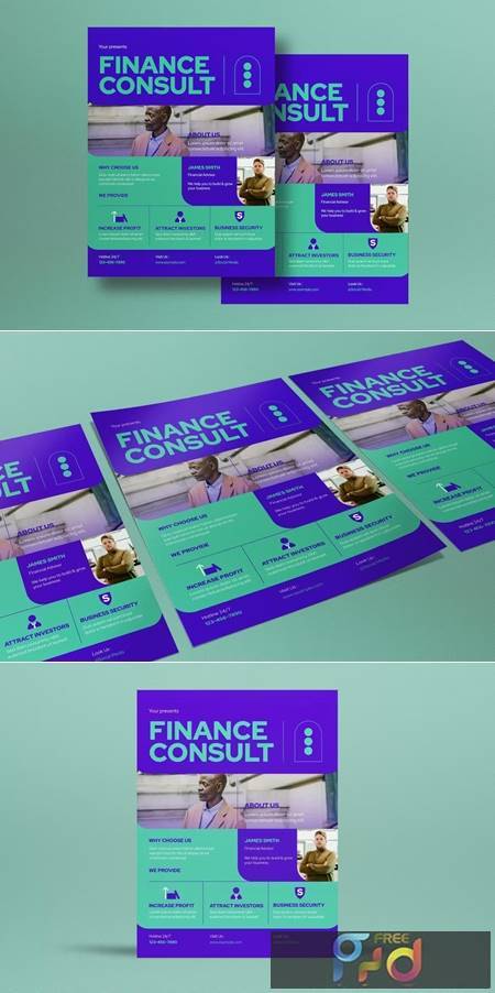 Purple Flat Design Finance Flyer MDYZ64J 1