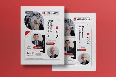 FreePsdVn.com 2304330 TEMPLATE red modern business flyer bwjpaz4 cover