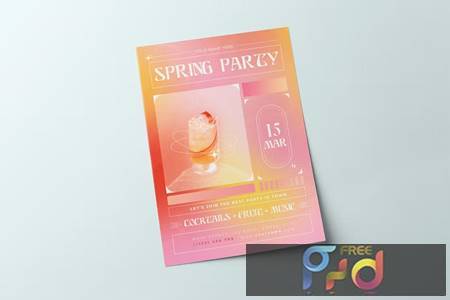 Spring Party Flyer 5C7RRGB 1