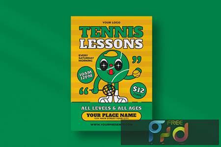 Tennis Lessons Flyer 7RATLZL 1