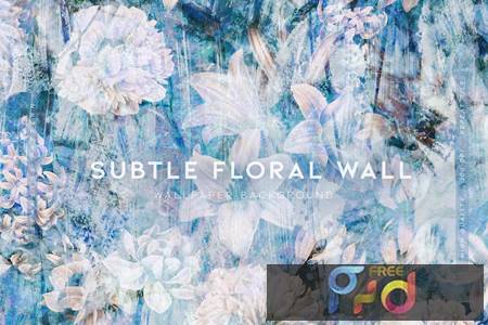 Subtle Floral Wall WMV8UHS 1