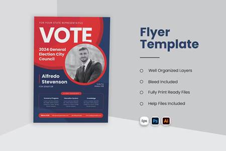 FreePsdVn.com 2305041 TEMPLATE vote flyer 6ybyjaq cover