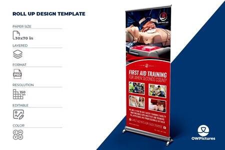 FreePsdVn.com 2305057 TEMPLATE first aid signage roll up banner template 8faclsy cover