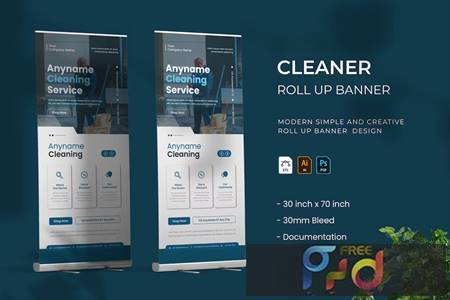 Cleaner - Roll Up Banner S23WT4U 1
