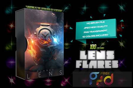 Lens Flares - 100 Lighting Effects NC6R8R7 1