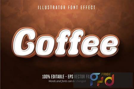 Coffee - Editable Text Effect, Font Style 8NRAN7X 1