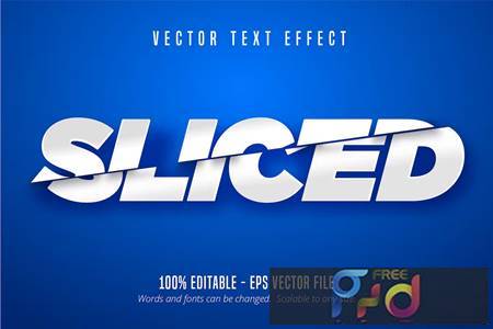 Sliced - Editable Text Effect, Cutout Font Style 5HGWJW5 1
