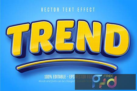 Trend - Editable Text Effect, Font Style F6S4ZEU 1