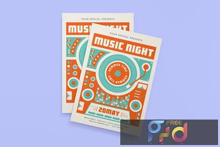 Music Night Party Flyer ARNG5MR 1