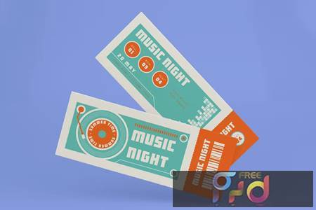 Music Night Party Ticket W9YUKJQ 1