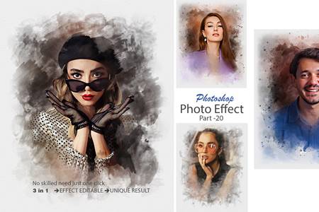 FreePsdVn.com 2306052 ACTION realistic painting photo effect 10998873 cover