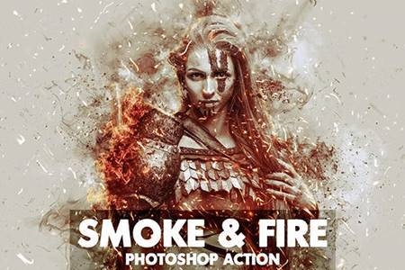FreePsdVn.com 2306079 ACTION smoke fire photoshop action 44940667 cover