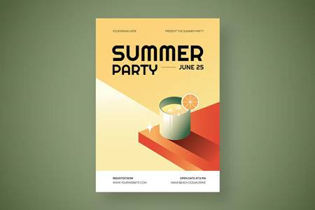 FreePsdVn.com 2306105 TEMPLATE summer party flyer art deco 2qnekn5 cover