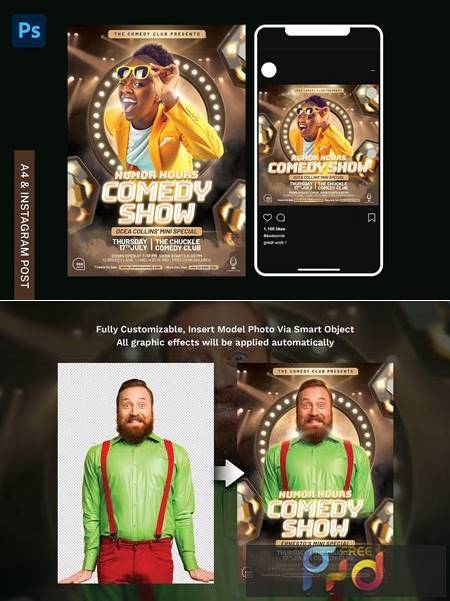 FreePsdVn.com 2306230 TEMPLATE stand up comedy flyer zs2grrm