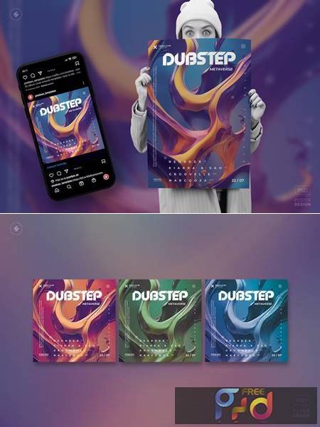 FreePsdVn.com 2306287 TEMPLATE dubstep abstract poster flyer template clnph3a