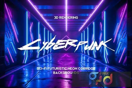 FreePsdVn.com 2306366 STOCK scifi futuristic neon cyberpunk 3d backgrounds 437gt3c