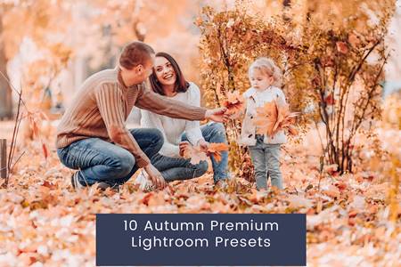 Freepsdvn.com 2306433 Preset 10 Autumn Premium Lightroom Presets 7j3gxwd Cover
