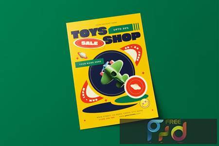 Freepsdvn.com 2307374 Template Toys Shop Sale Flyer 7xtutn3