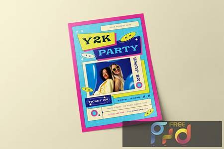 Freepsdvn.com 2307377 Template Y2k Party Flyer Pxargxt